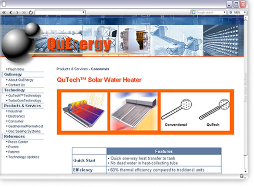 QuEnergy Website Design